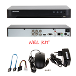 Videoregistratore digitale 4 canali 3MP pentaibrido - Hikvision DS-7204HQHI-K1
