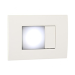 Lampada di emergenza da incasso 2 moduli colore bianco opale - Vemer VE771300