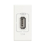 Caricatore USB - bianco - serie civili - Bticino Axolute HD4285C1 