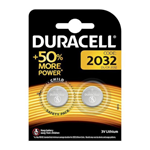 Batterie a Bottone a Litio 3V confezione da 2 pile Alcaline - Duracell CR2032