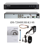 Videoregistratore Dvr 4ch Acusense con analisi video - Hikvision iDS-7204HUHI-K1/4S