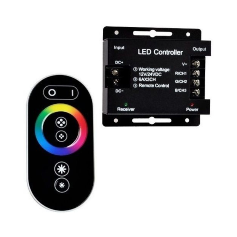 Led controller touch RGB per strip led + telecomando - Imperia 6013663