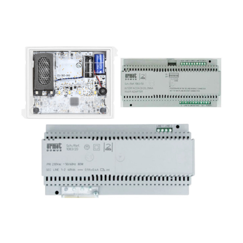 Urmet 1783/728 - Kit colonna Audio Urmet Alpha per sistema 2 Voice
