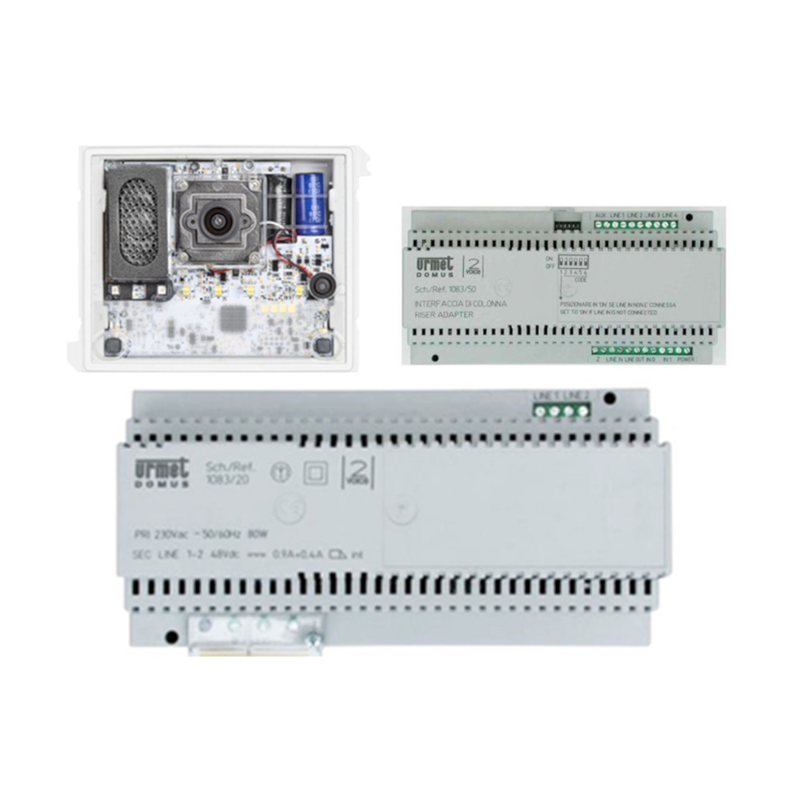 Urmet 1783/738 - Kit colonna Audio/Video Urmet Alpha per sistema 2 Voice